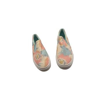 Jenn Ardor Womens Tie Dye Slip On Sneakers Pastel‎ Pink Blue Yellow CL1808008 8